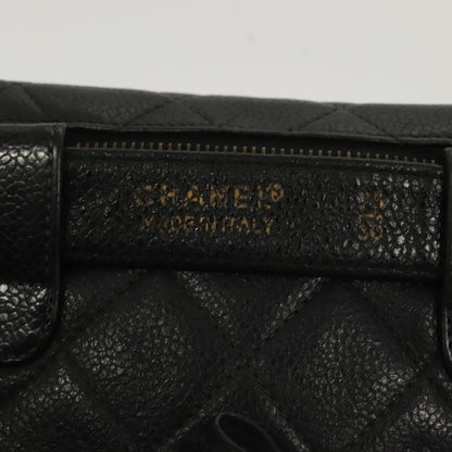 Chanel Vintage, Black, Leather, shoulder