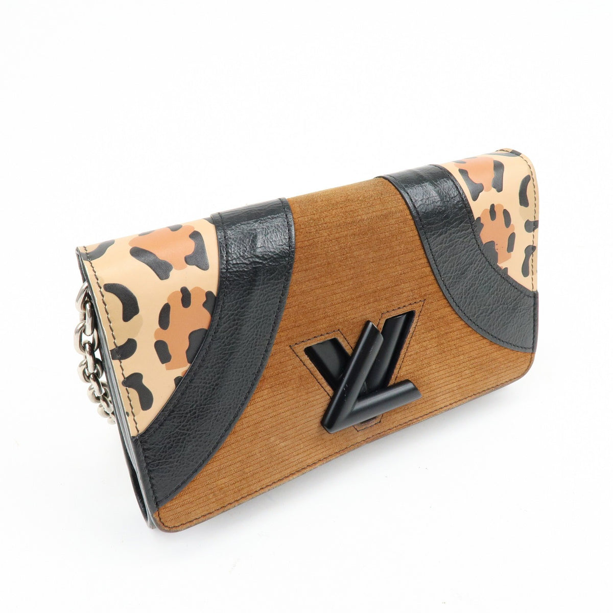 Louis Vuitton Twist Chain Limited Edition Monogram Canvas, Brown, Canvas, Crossbody Bag