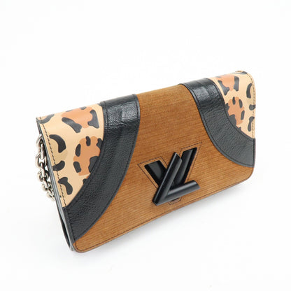 Louis Vuitton Twist Chain Limited Edition Monogram Canvas, Brown, Canvas, Crossbody Bag