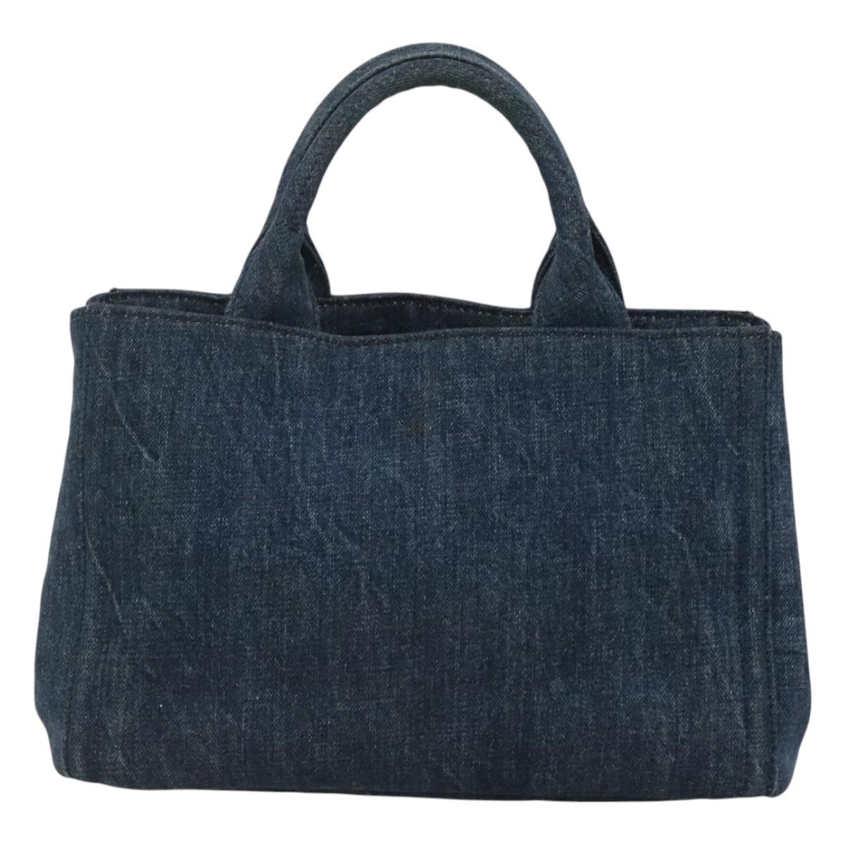 Prada Canapa, Blue, Denim - Jeans, tote