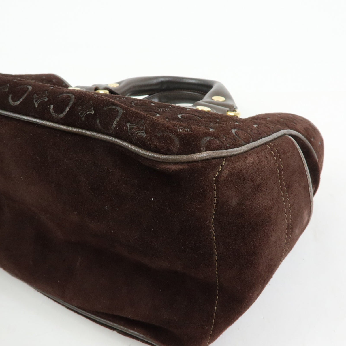 Celine Boogie Suede, Brown, Suede, Handbag