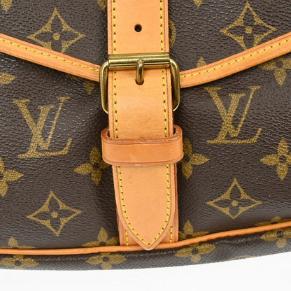 Louis Vuitton Saumur Monogram, Brown, Canvas, Shoulder Bag