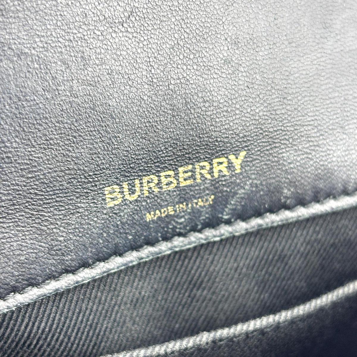 Burberry Lola Bum Quilted Lambskin, Black, Leather, Handbag