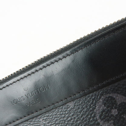 Louis Vuitton Discovery Pochette Monogram Eclipse Canvas, Black, Canvas, Clutch