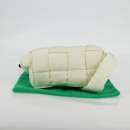 Bottega Veneta Cassette, White, NYLON, shoulder