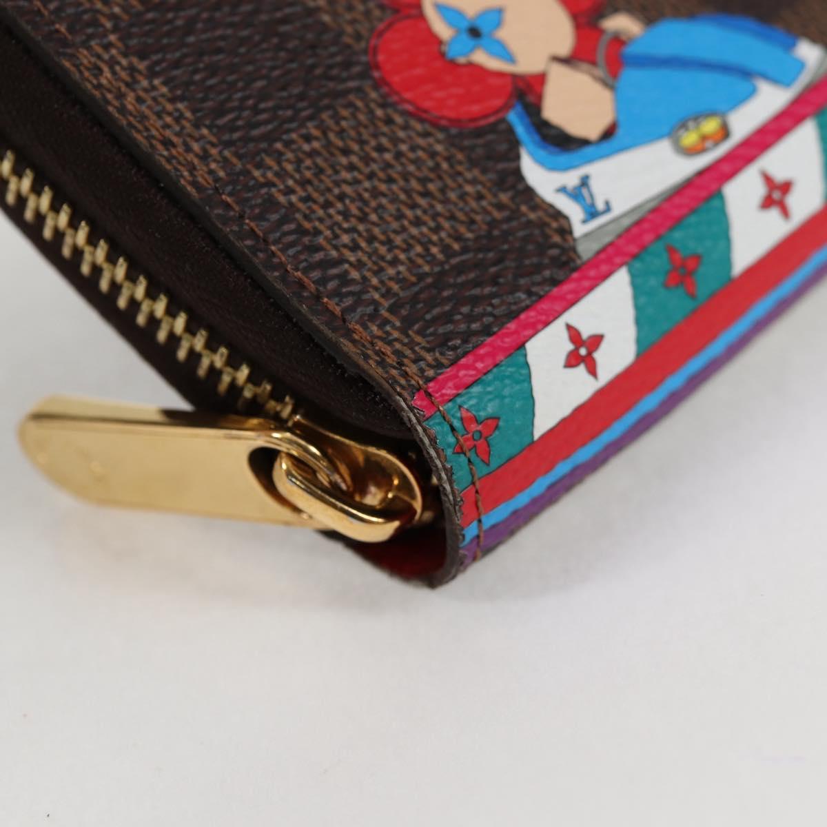 Louis Vuitton Zippy wallet, Brown, Canvas, wallet