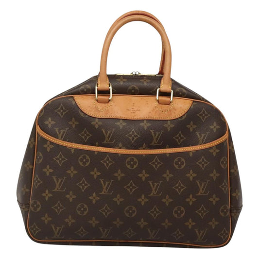 Louis Vuitton Deauville, Brown, Canvas, handbag