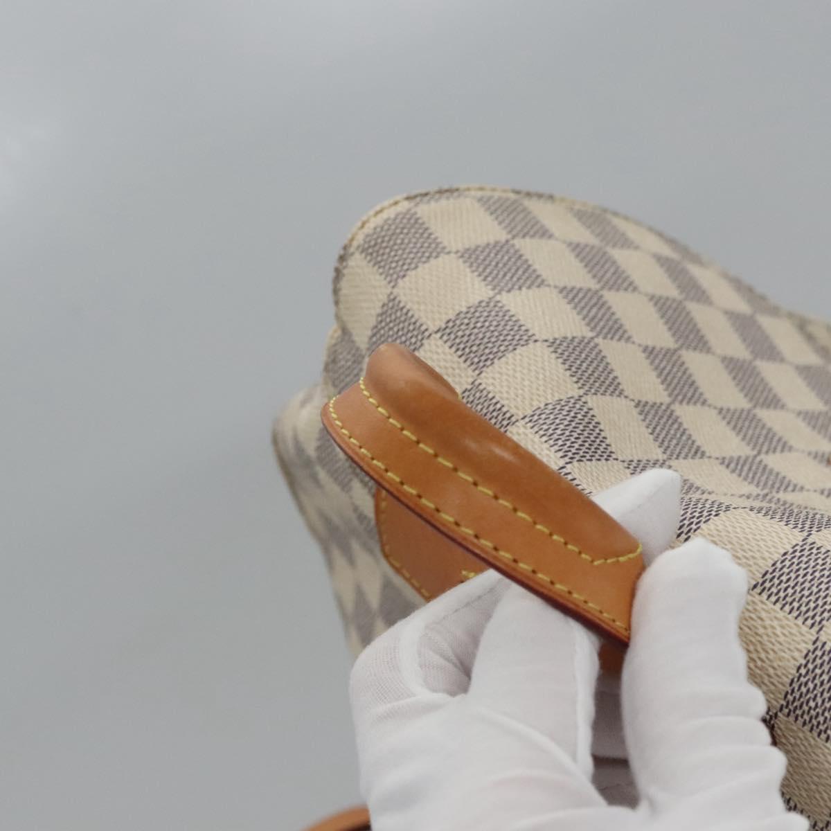 Louis Vuitton Sperone, White, Canvas, backpack