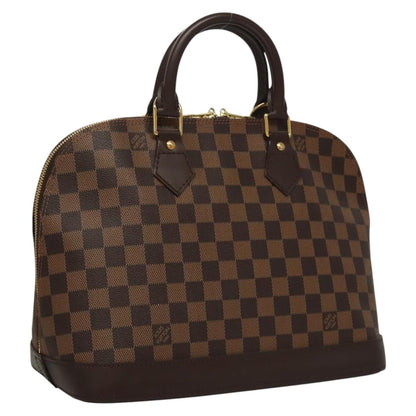 Louis Vuitton Alma, Brown, Canvas, handbag