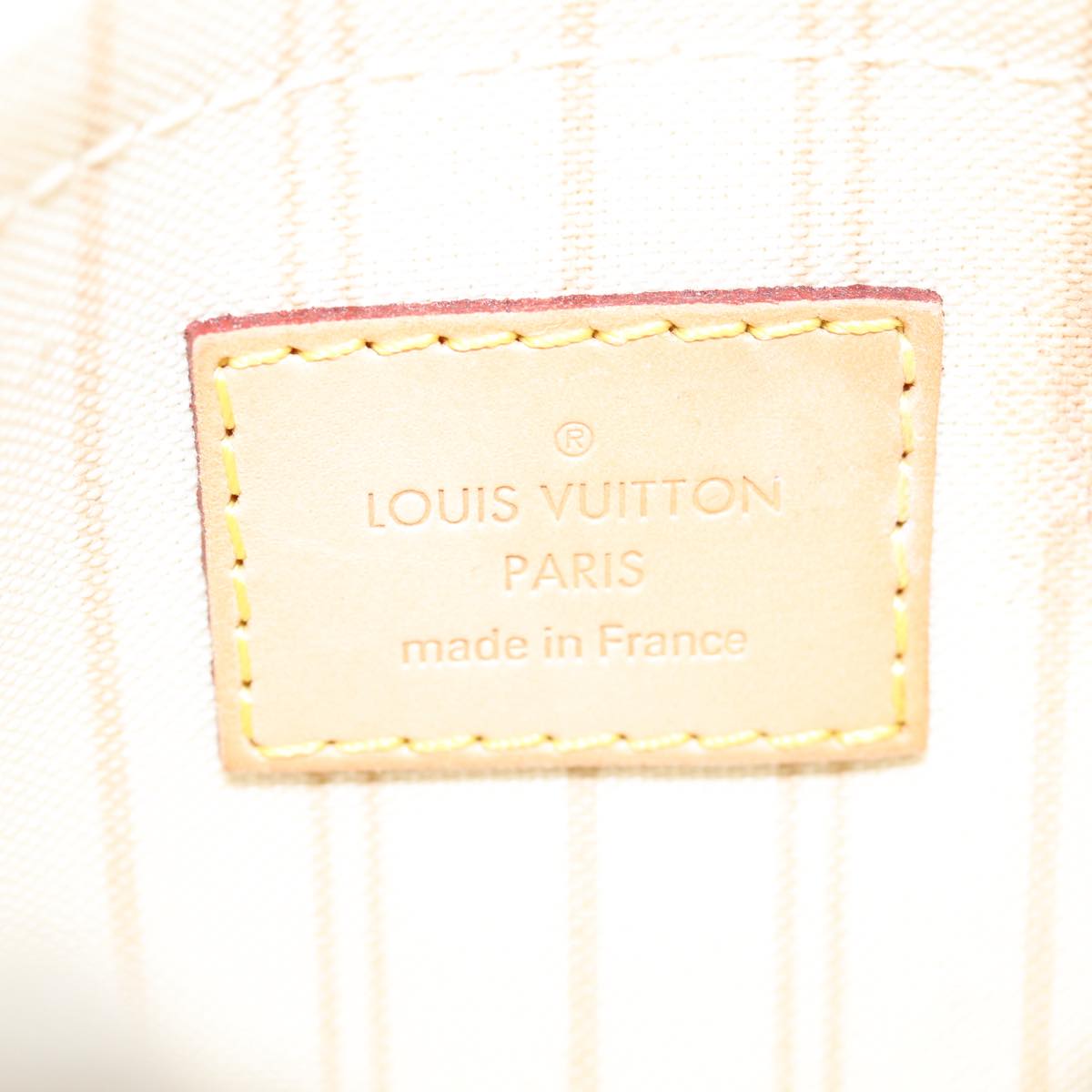 Louis Vuitton Neverfull PM, Beige, Canvas, tote