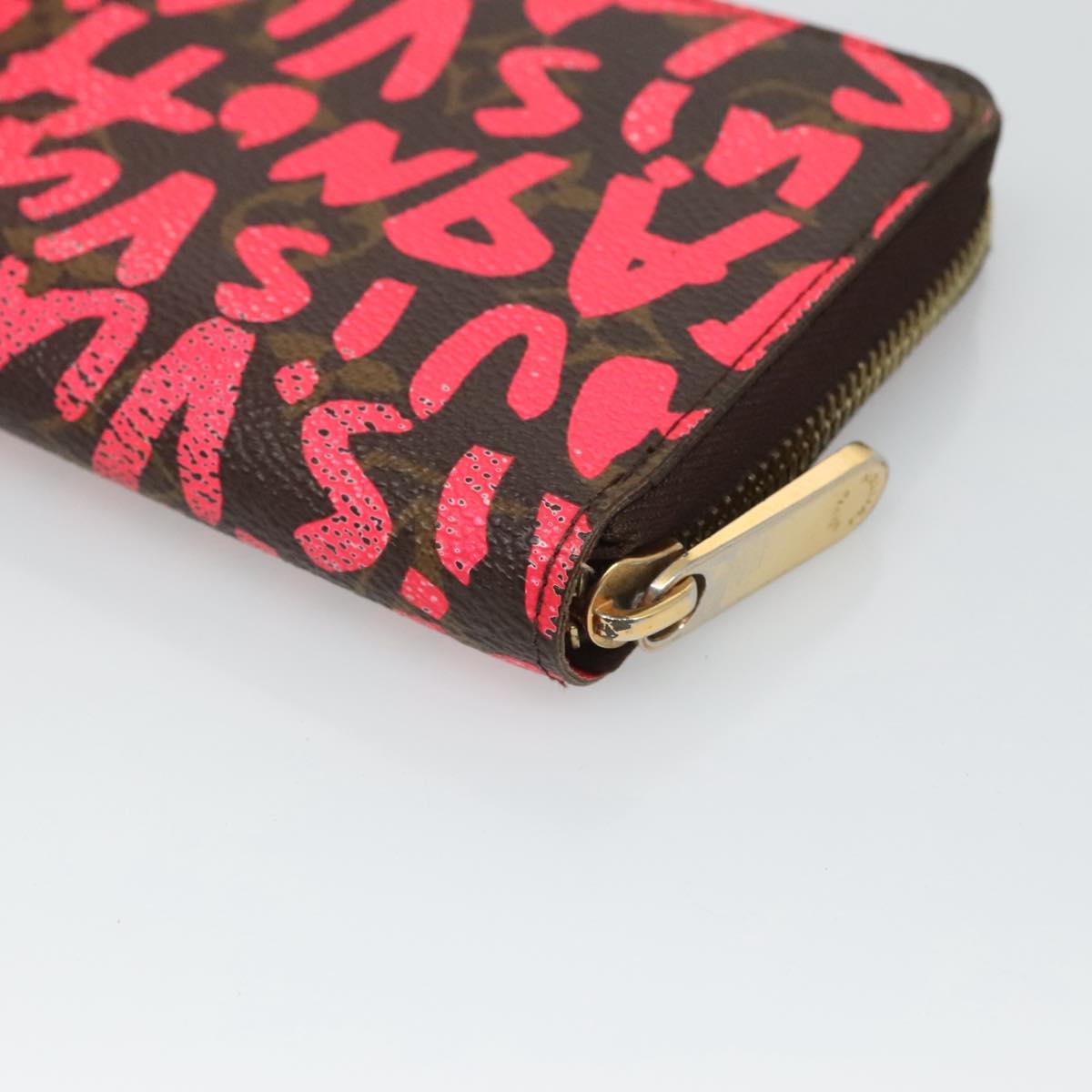 Louis Vuitton Zippy wallet, Pink, Canvas, wallet