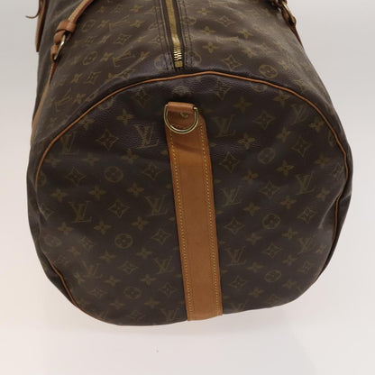 Louis Vuitton Polochon, Brown, Leather, travel