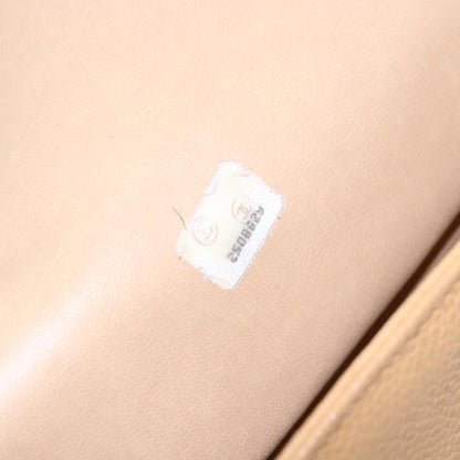 Chanel Coco Mark, Beige, Leather, tote