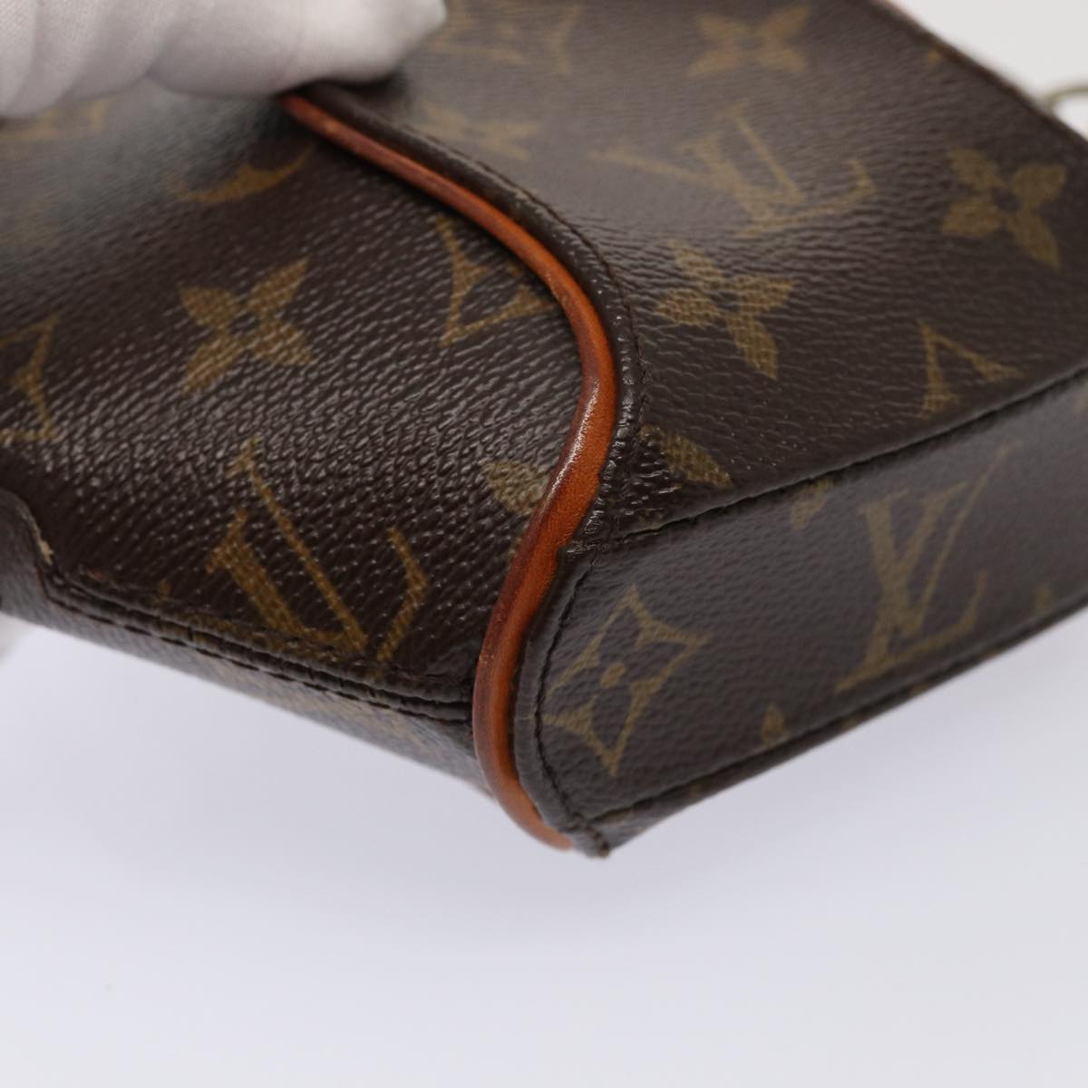 Louis Vuitton Ellipse, Brown, Canvas, clutch