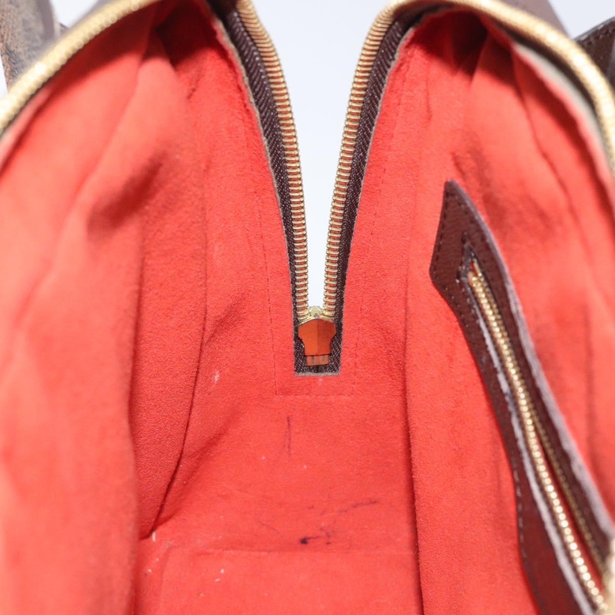 Louis Vuitton Triana, Brown, Canvas, handbag