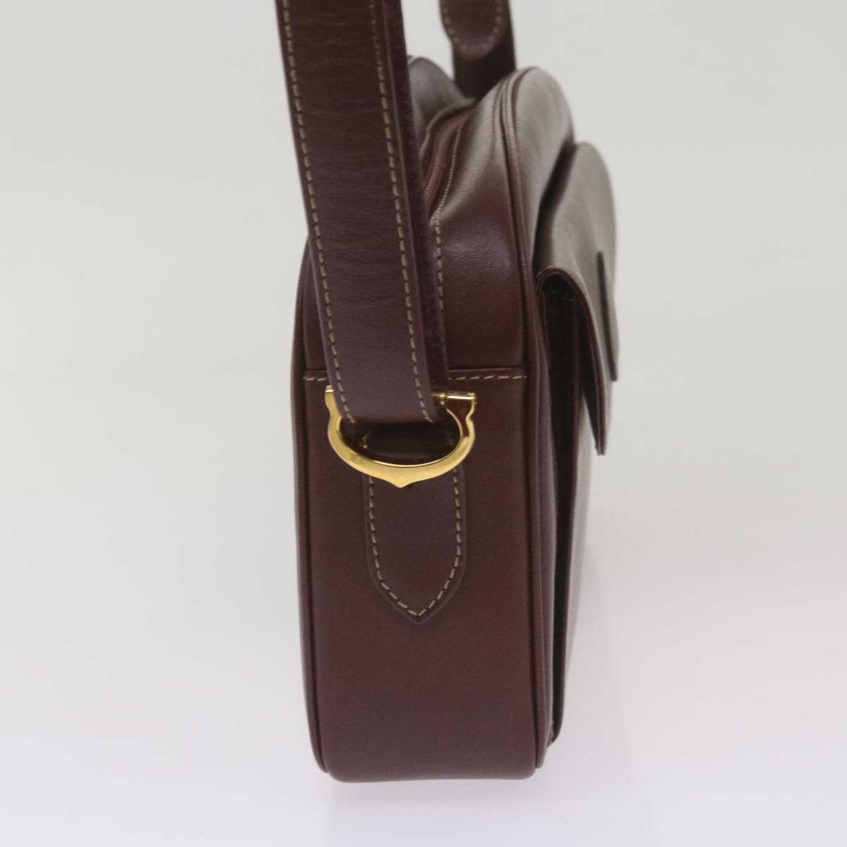 Cartier Must de Cartier, Burgundy, Leather, shoulder