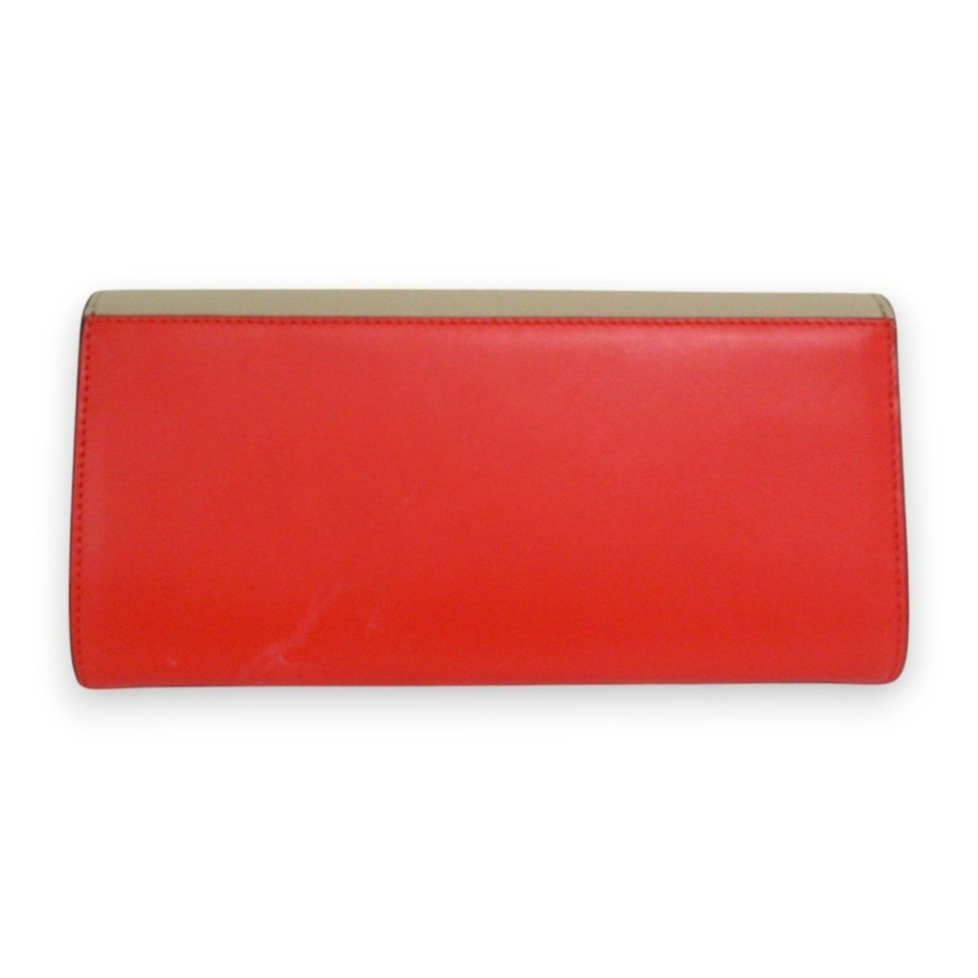 Fendi FF, Red, Leather, wallet