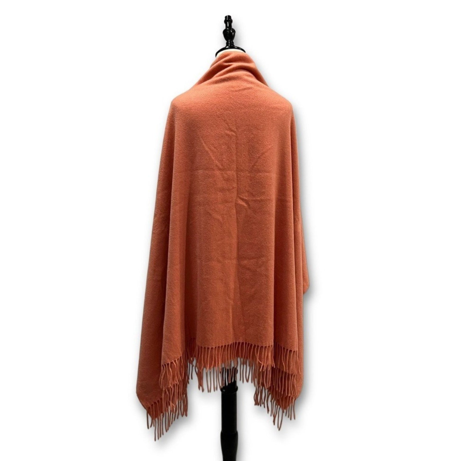 Hermès --, Orange, Cashmere, shawl