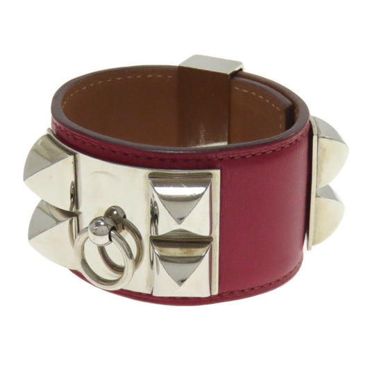 Hermès Collier de chien, Red, Leather, bracelet