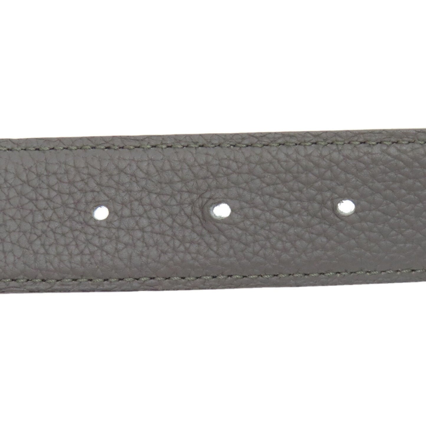 Hermès Constance, Silver, Leather, belt