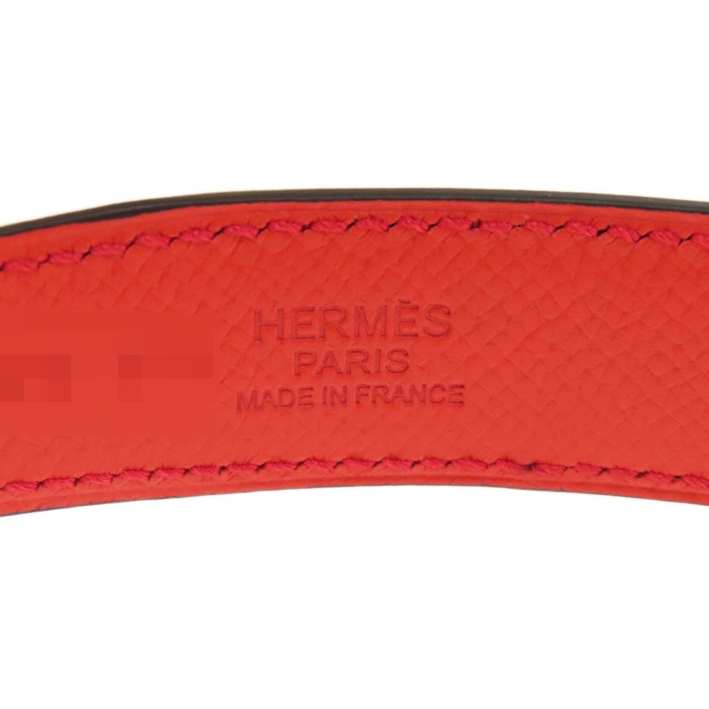 Hermès Collier de chien, Red, Leather, belt