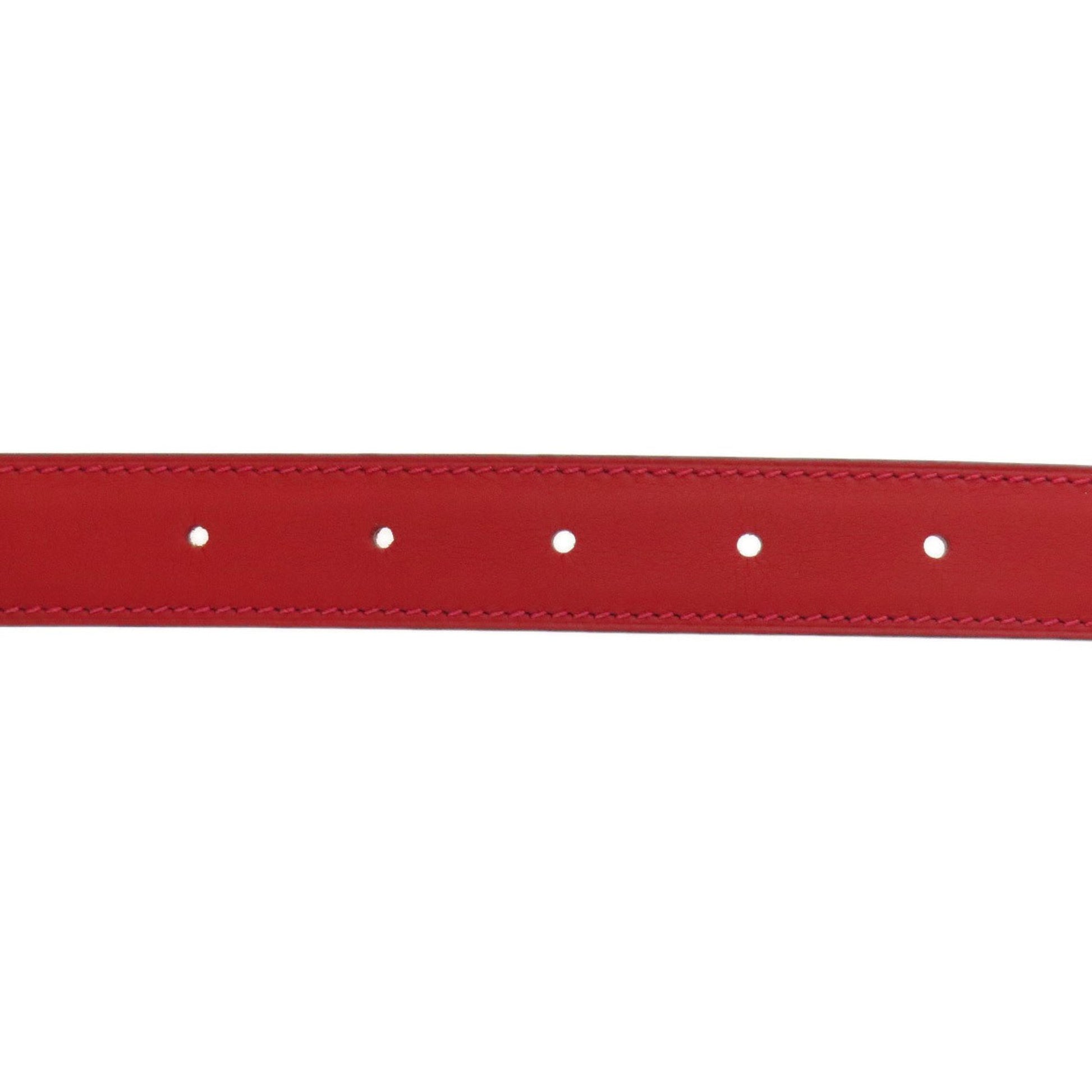 Hermès Collier de chien, Red, Leather, belt