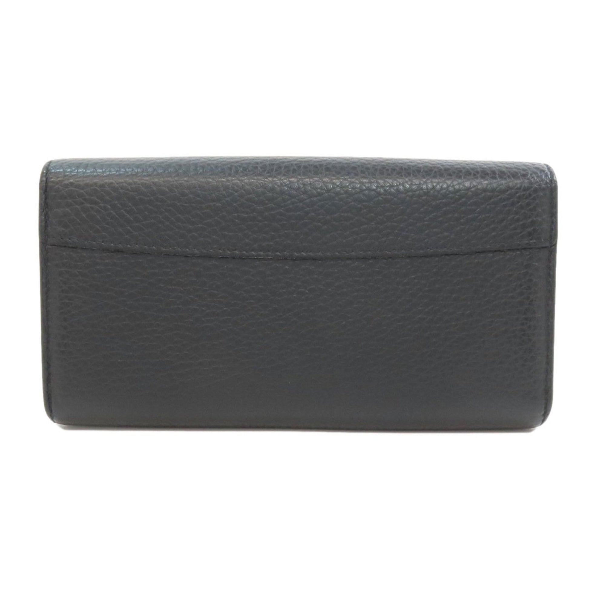 Louis Vuitton Capucines, Black, Leather, wallet