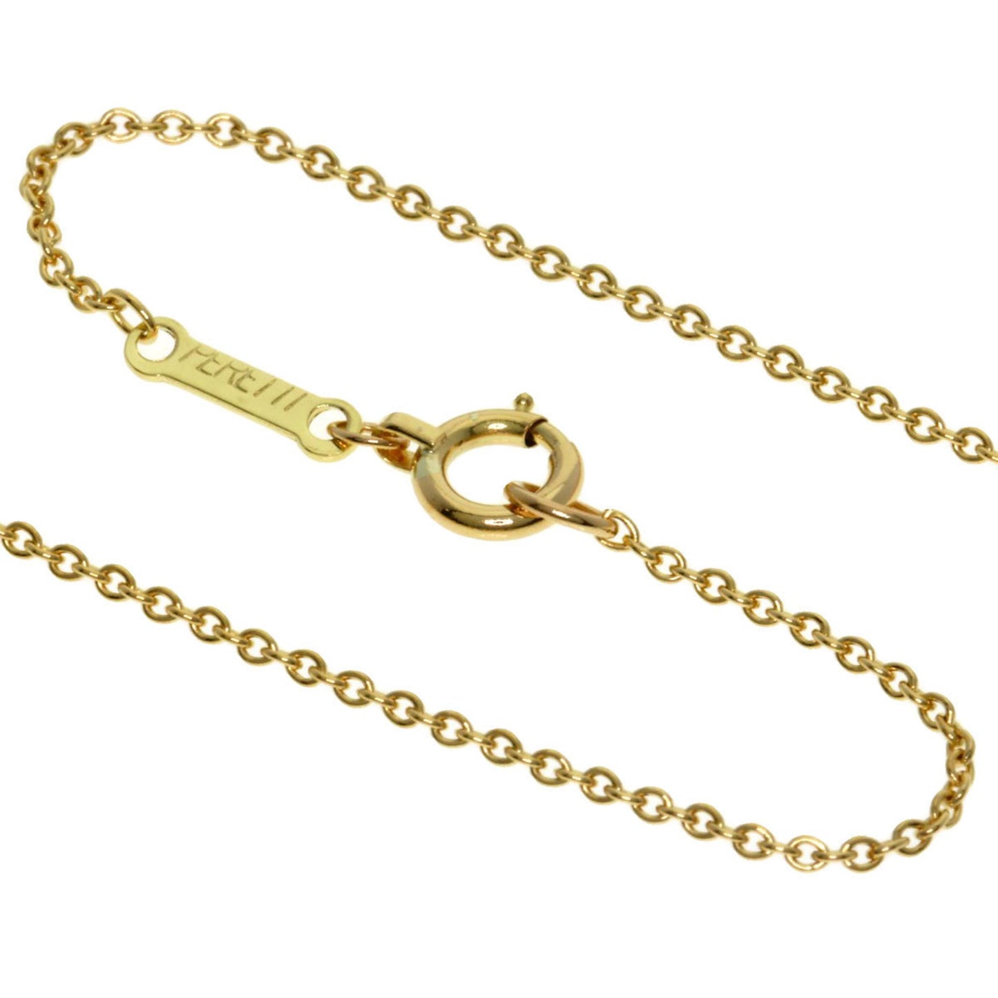 Tiffany & Co Open Heart, Gold, Yellow Gold, necklace