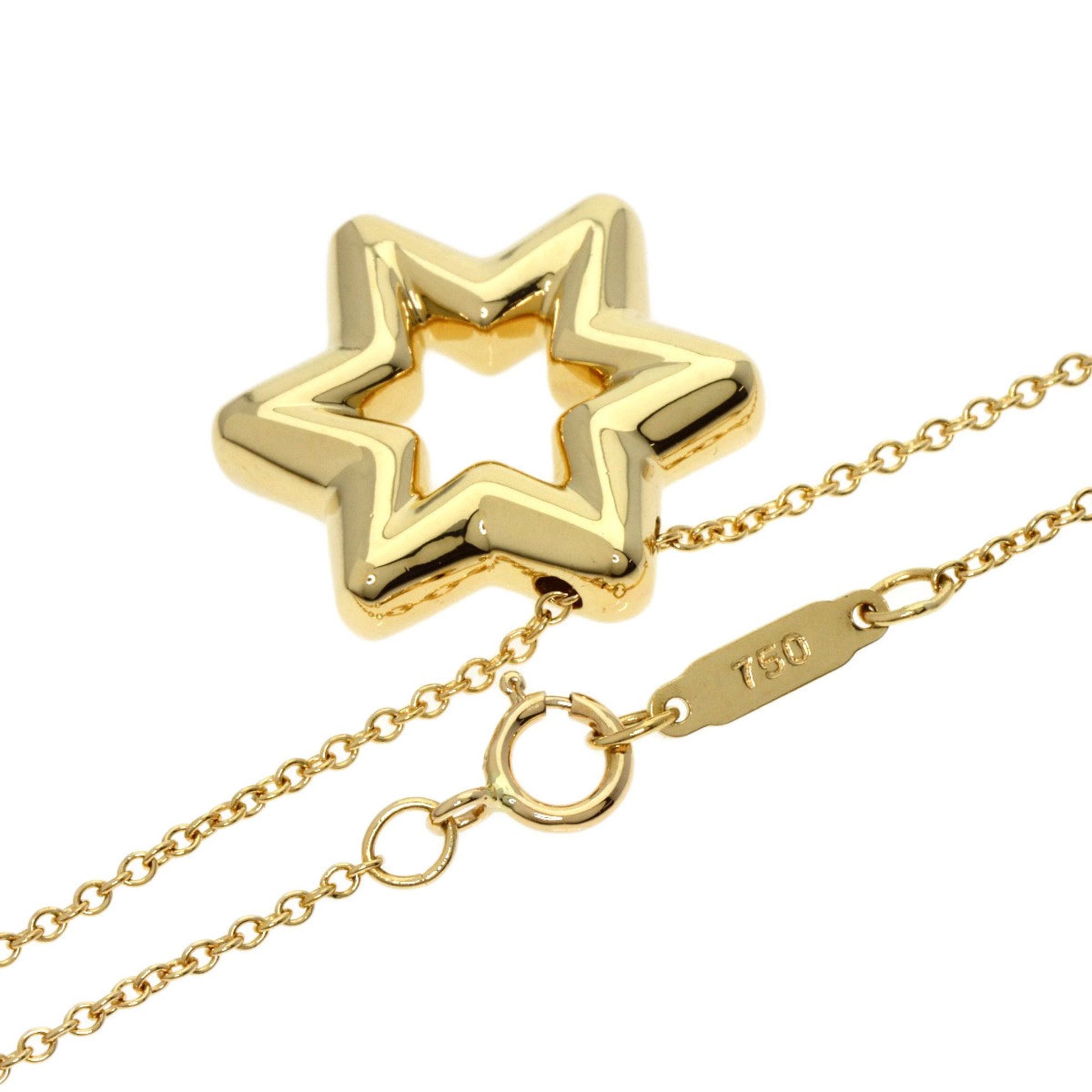 Tiffany & Co Star, Gold, Yellow Gold, necklace