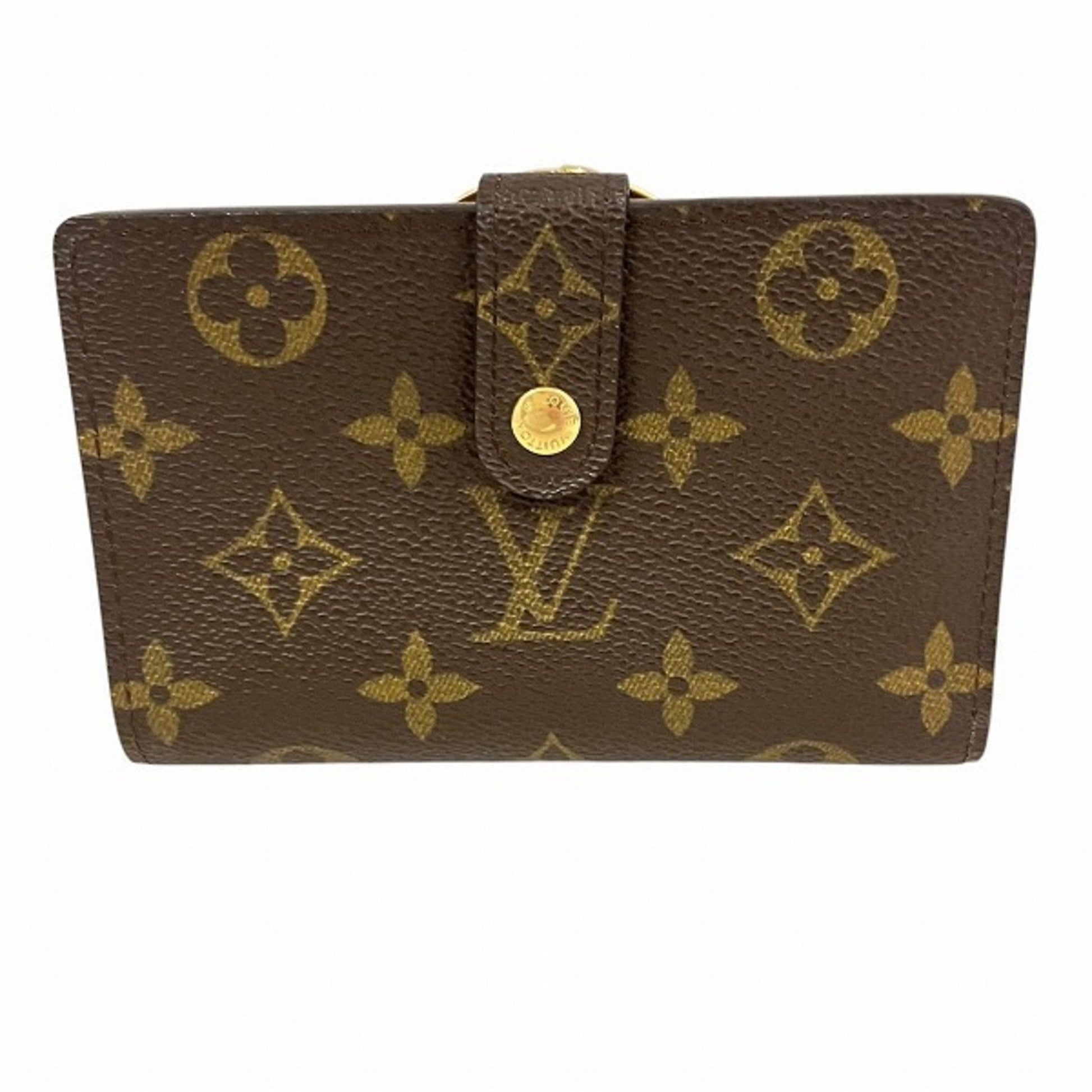 Louis Vuitton Viennois, Brown, Canvas, wallet