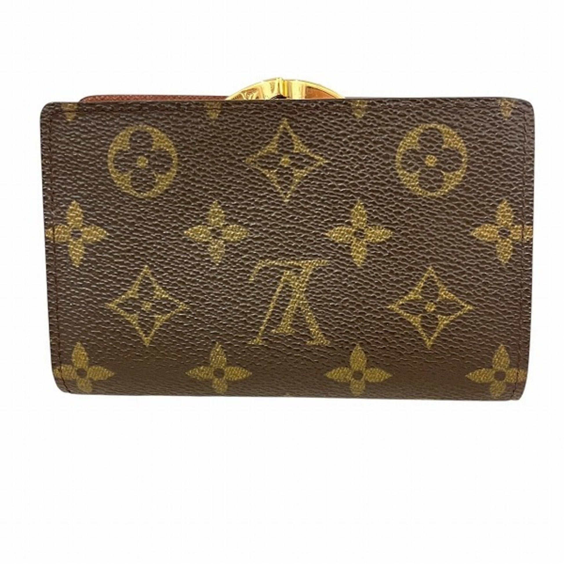 Louis Vuitton Viennois, Brown, Canvas, wallet