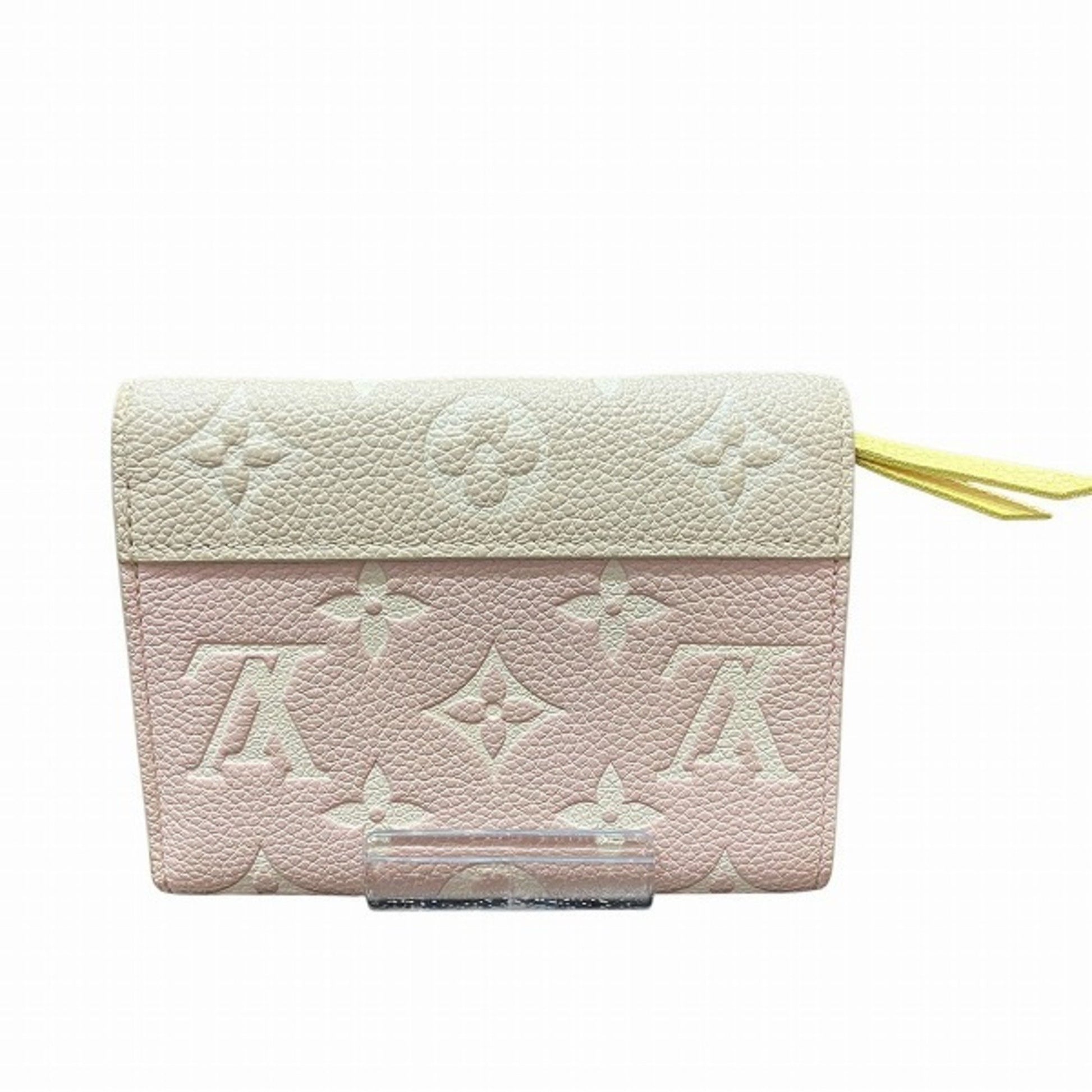 Louis Vuitton Victorine, Pink, Leather, wallet