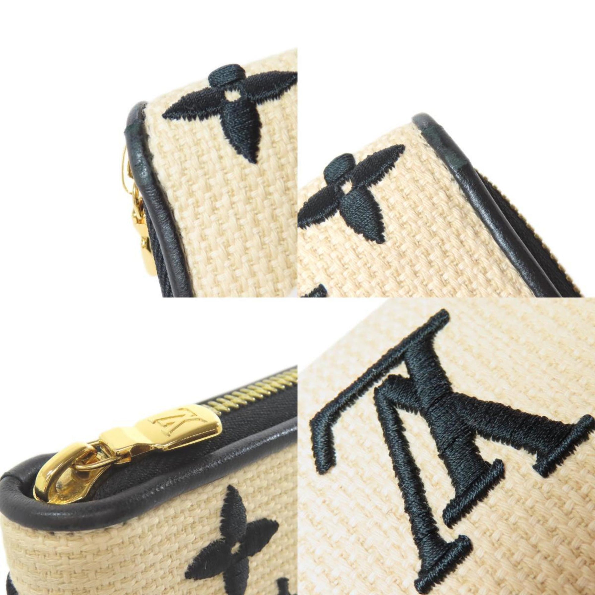 Louis Vuitton Zippy wallet, Beige, Cotton, wallet