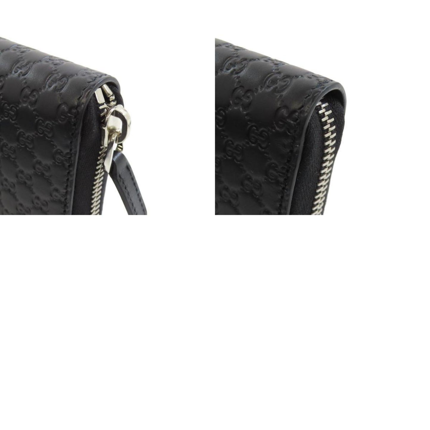 Gucci Micro guccissima, Black, Leather, wallet