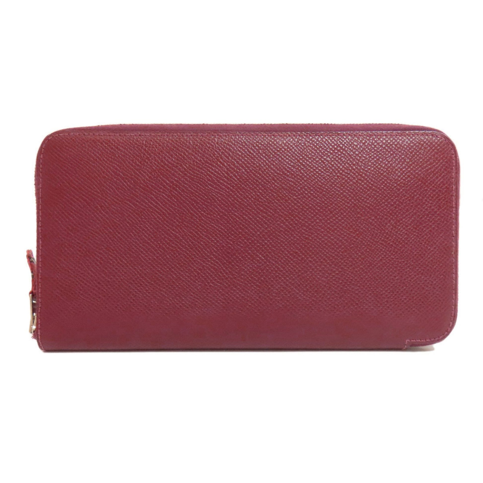 Hermès Azap, Burgundy, Leather, wallet