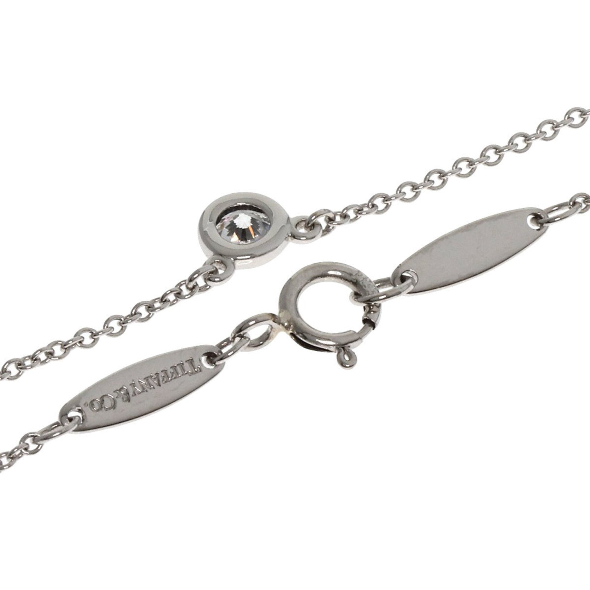 Tiffany & Co By the yard, Silver, Platinum, necklace