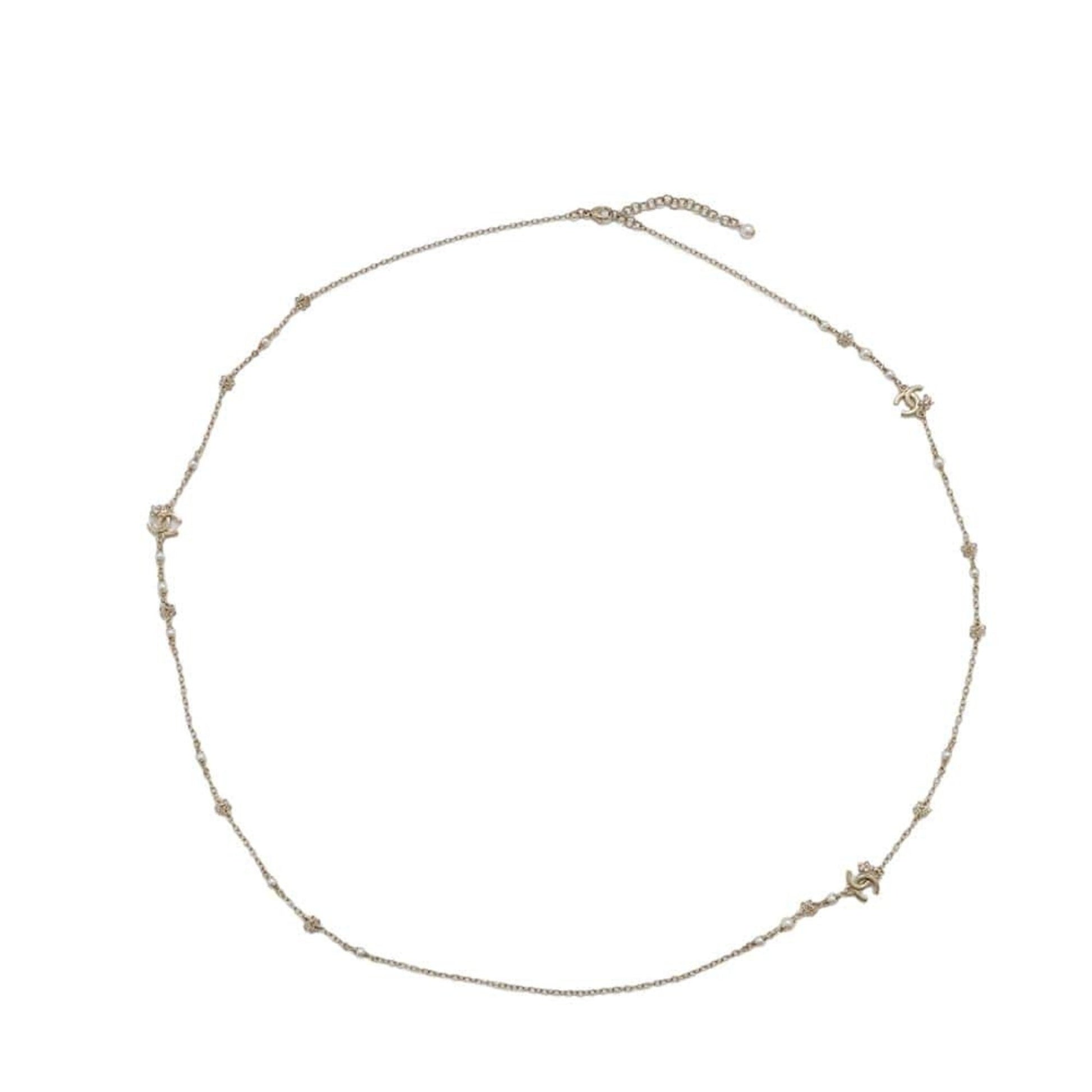 Chanel Coco Mark, Gold, Metal, necklace