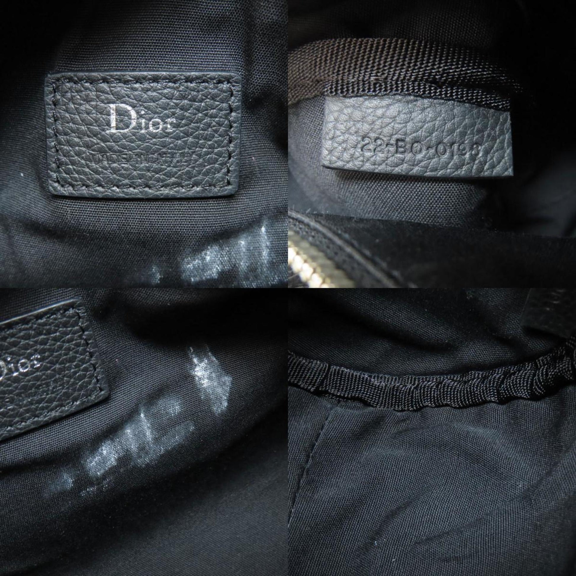 Dior Roller, Black, Leather, shoulder