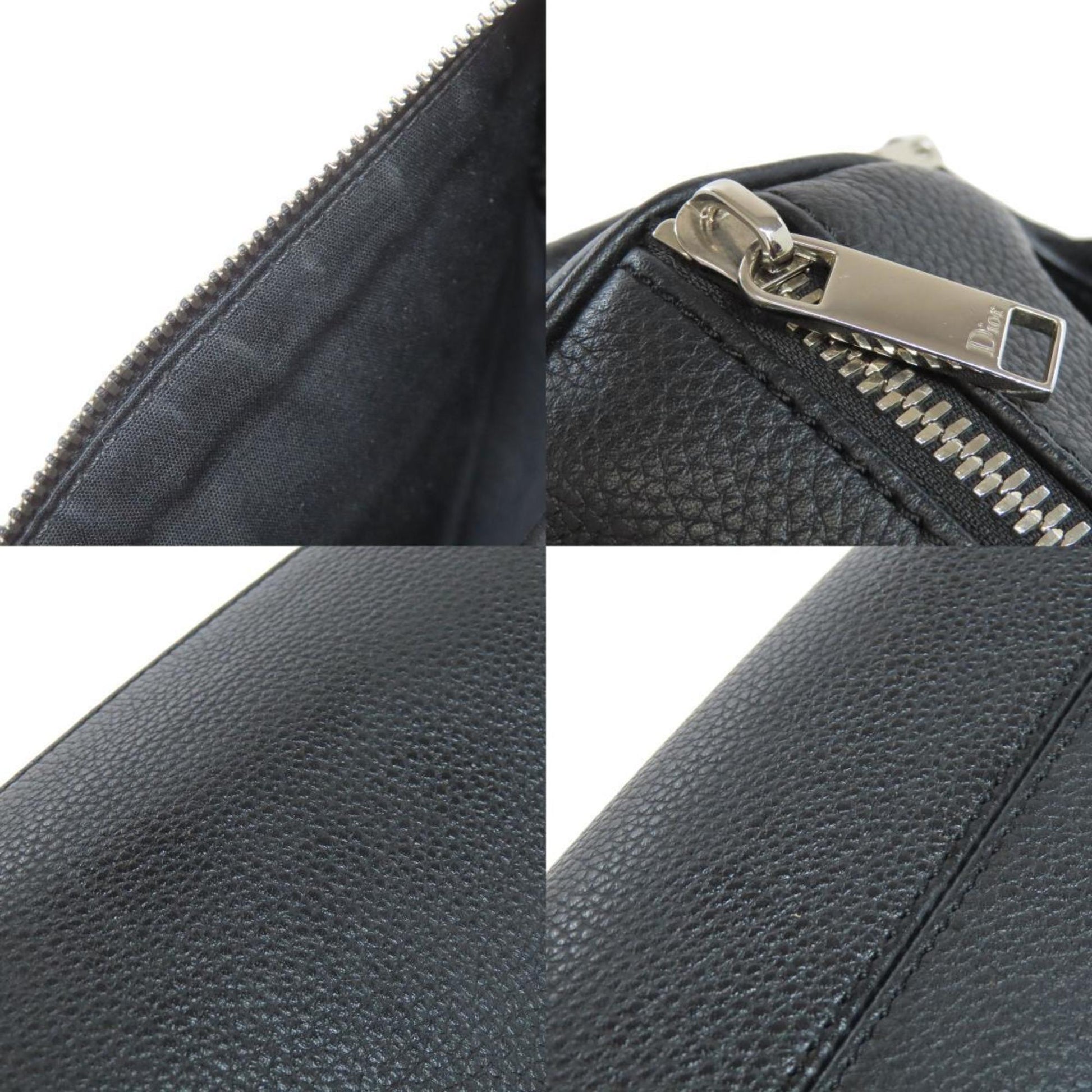 Dior Roller, Black, Leather, shoulder
