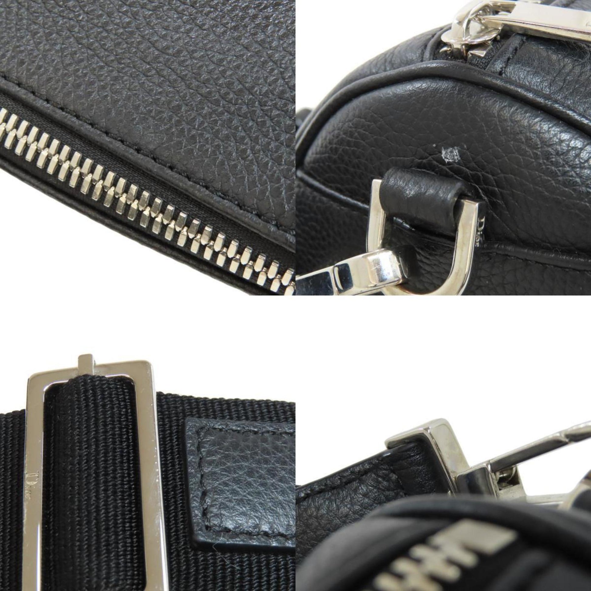 Dior Roller, Black, Leather, shoulder
