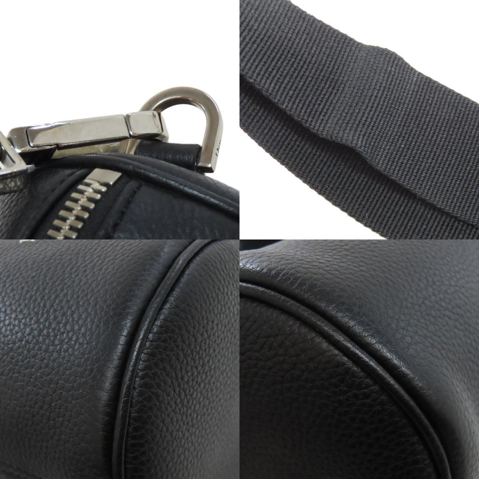 Dior Roller, Black, Leather, shoulder