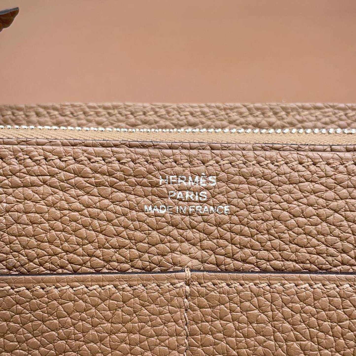 Hermès Dogon, Brown, Leather, wallet