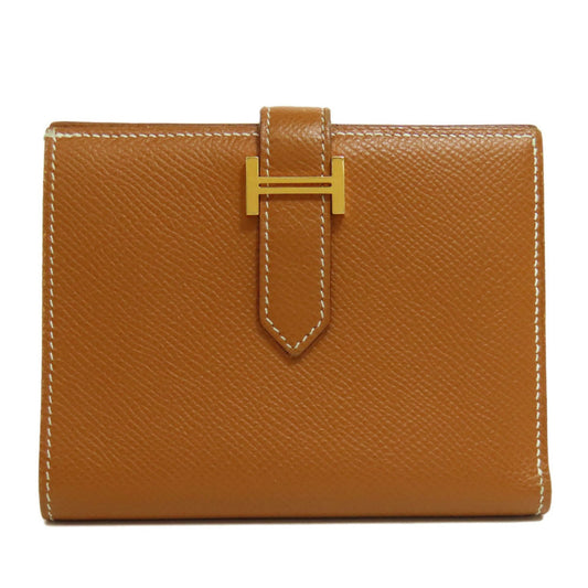 Hermès Béarn, Camel, Leather, wallet