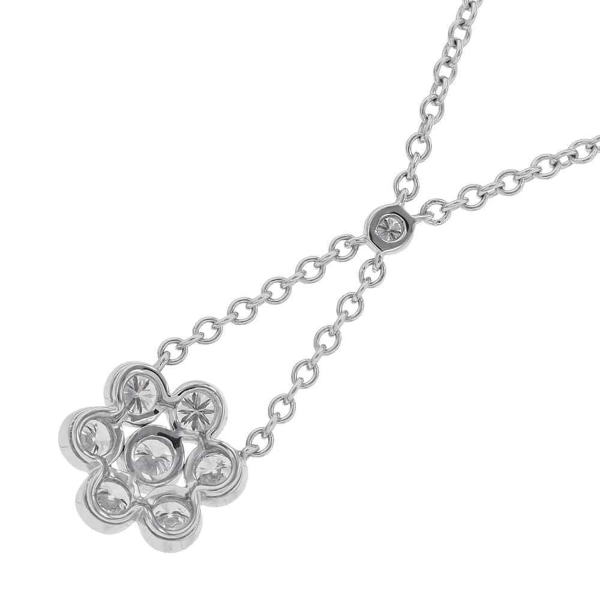 Tiffany & Co Garden flower, Silver, Platinum, necklace