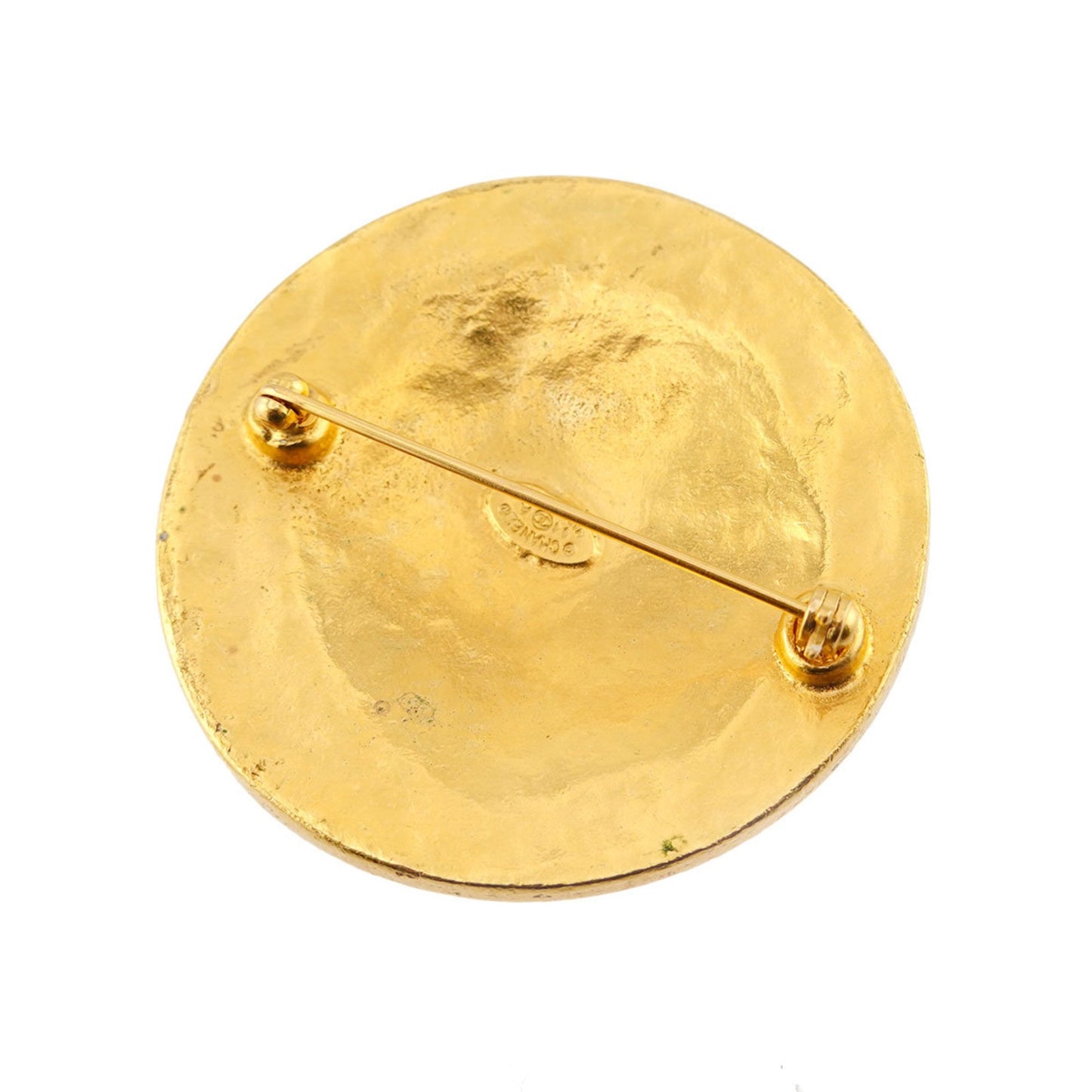 Chanel Coco Mark, Gold, Metal, brooch