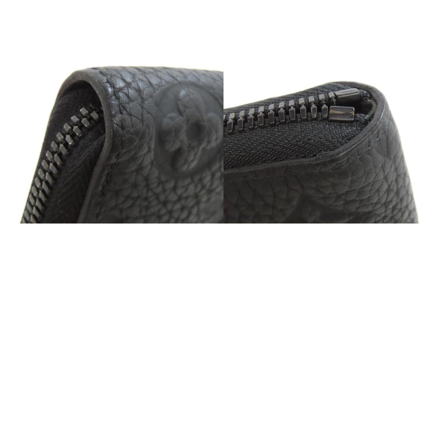 Louis Vuitton Zippy Wallet Vertical, Black, Leather, wallet