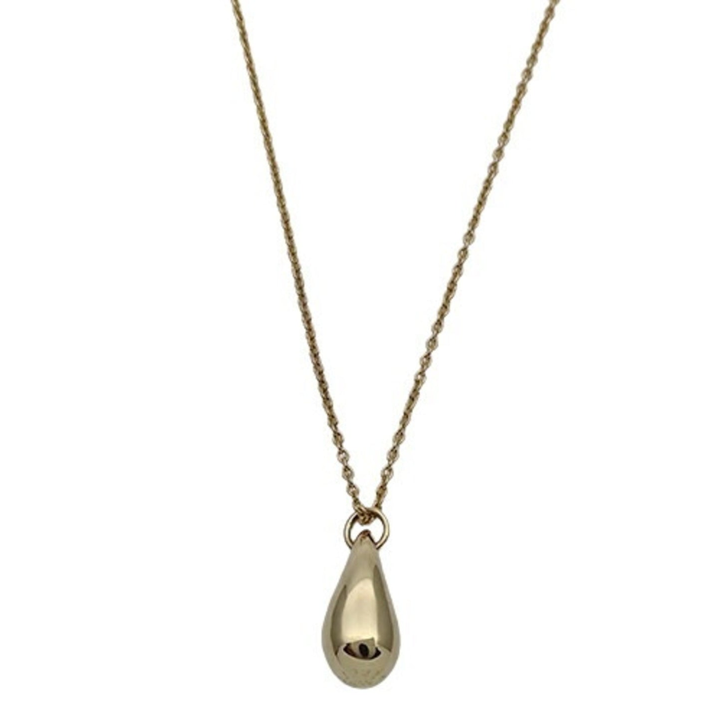 Tiffany & Co Teardrop, Gold, Yellow Gold, necklace