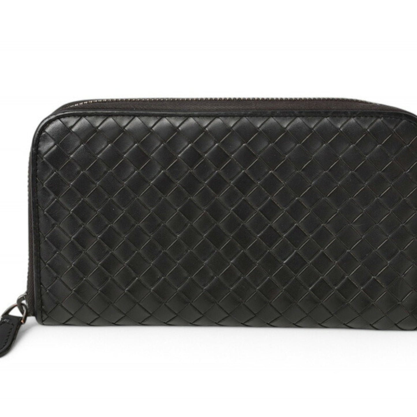 Bottega Veneta Zip around wallet, Black, Leather, wallet