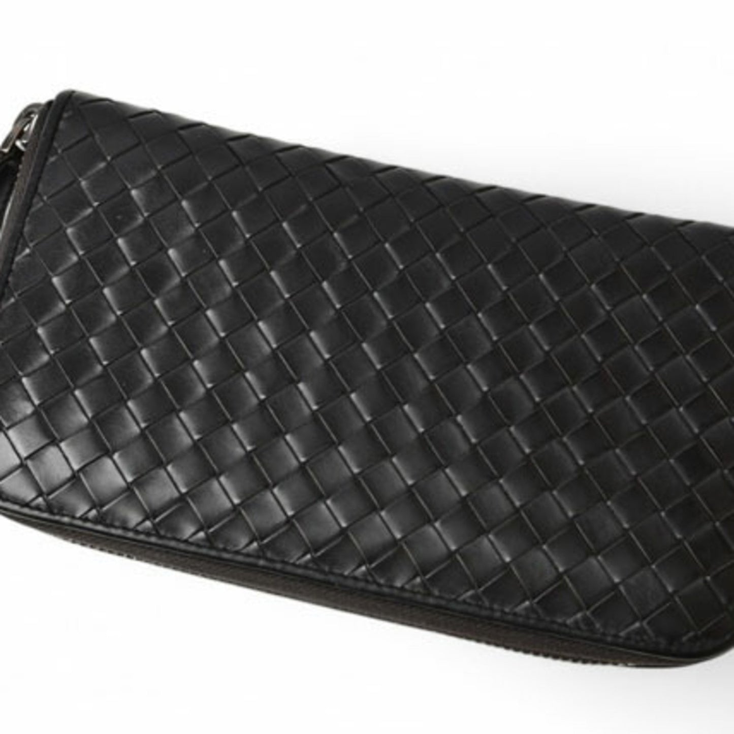 Bottega Veneta Zip around wallet, Black, Leather, wallet