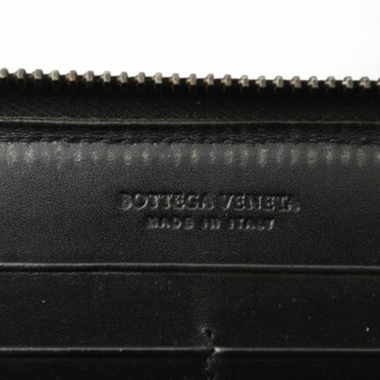 Bottega Veneta Zip around wallet, Black, Leather, wallet